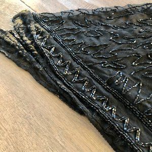 Beaded Silk Scarf